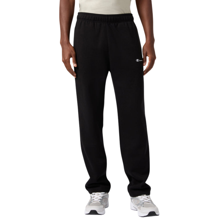 Pantalón con Dobladillo Recto Champion Icons Men’s Straight Hem Fleece "Black"