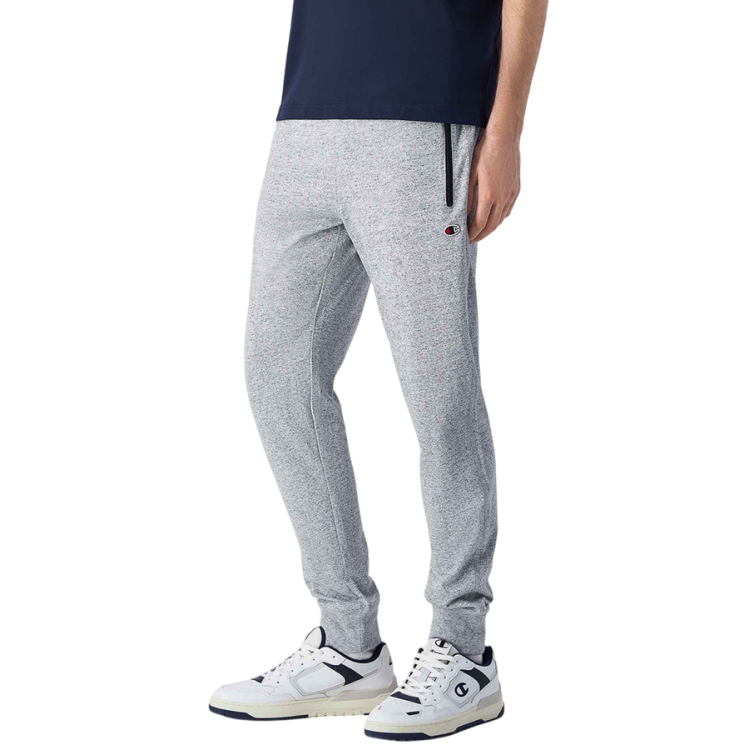 Pantalón Slim Fit Ligero con Puño Champion Icons Pocket Zip "Light Grey"