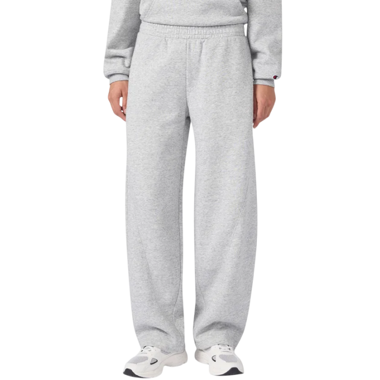 Pantalón corte Ancho Mujer Champion Icons Barrel Leg Drawstrings "Medium Gray"