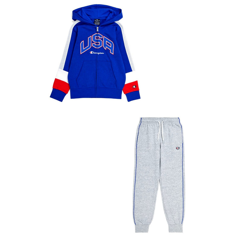 Añadir a la cesta Champion Kids Colour Block Logo USA Tracksuit "Nautical Blue" Champion Kids Colour Block Logo USA Tracksuit "Nautical Blue"