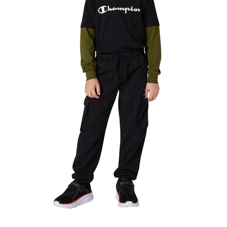 Champion Kids Fleece Cargo Pants Icons "Black"