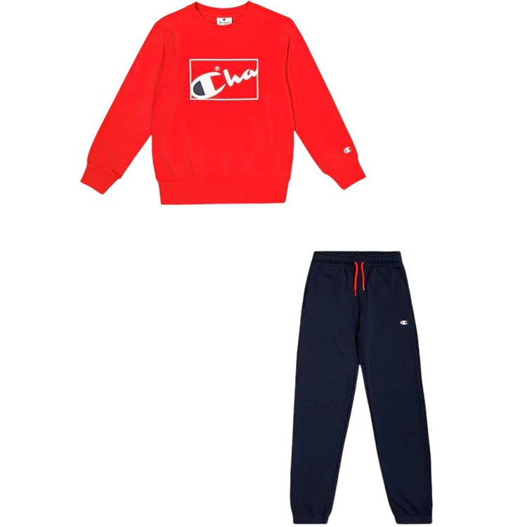 Añadir a la cesta Champion Kids Legacy Crewneck Sweatsuit "Red" Champion Kids Legacy Crewneck Sweatsuit "Red"