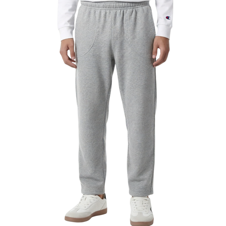 Pantalón Niño/Niña 3/4 Baggy Holgado Dobladillo Recto Champion Fleece "Medium Grey"