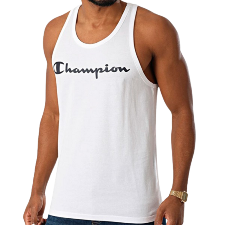 Añadir a la cesta Champion Legacy Cotton Contrast Scrip Logo Tank Top "White" Champion Legacy Cotton Contrast Scrip Logo Tank Top "White"