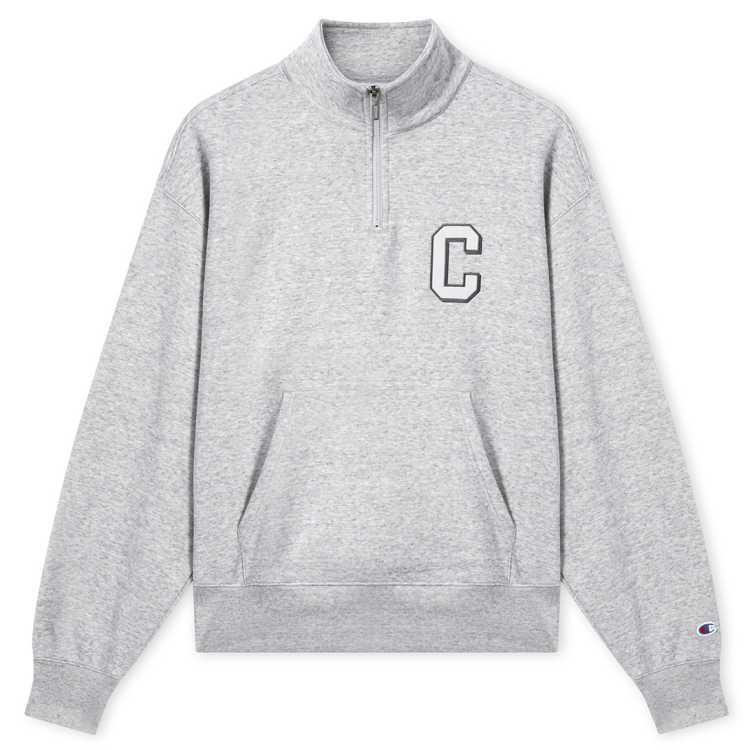 Sudadera Champion Con Cremallera Media Con Interior Afelpado Main Street "Gray"