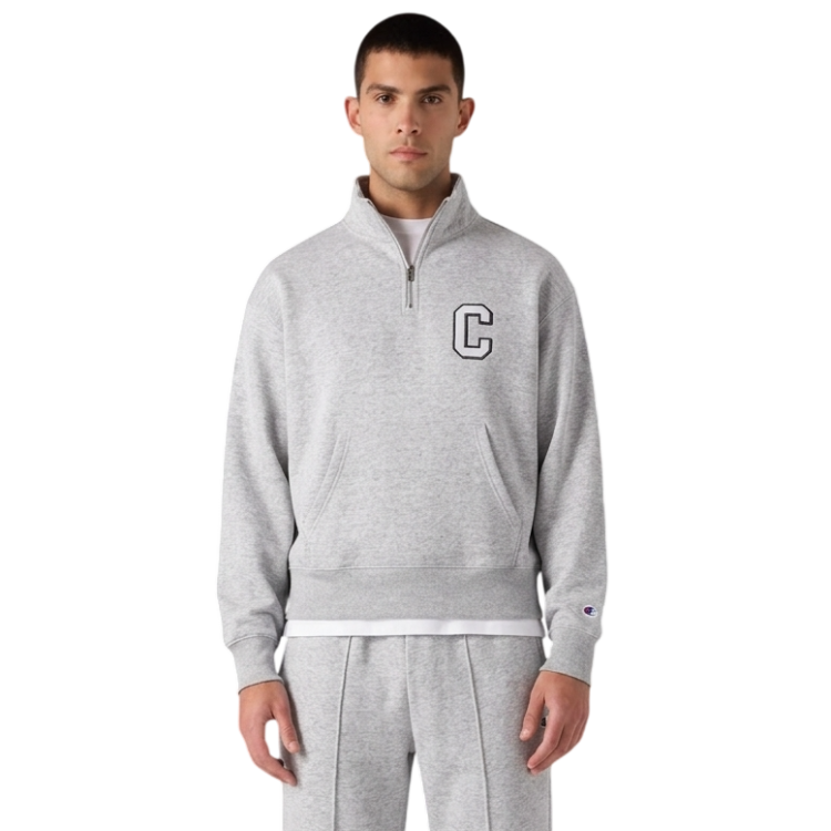 Sudadera Champion Con Cremallera Media Con Interior Afelpado Main Street "Gray"