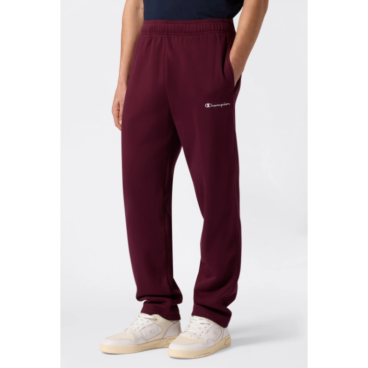 Champion MEN’S STRAIGHT HEM FLEECE PANTS ICONS "BURGUNDY"