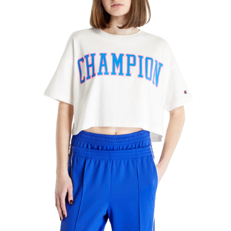 Añadir a la cesta Champion Rochester Bookstore Cropped Cotton T-Shirt "White" Champion Rochester Bookstore Cropped Cotton T-Shirt "White"