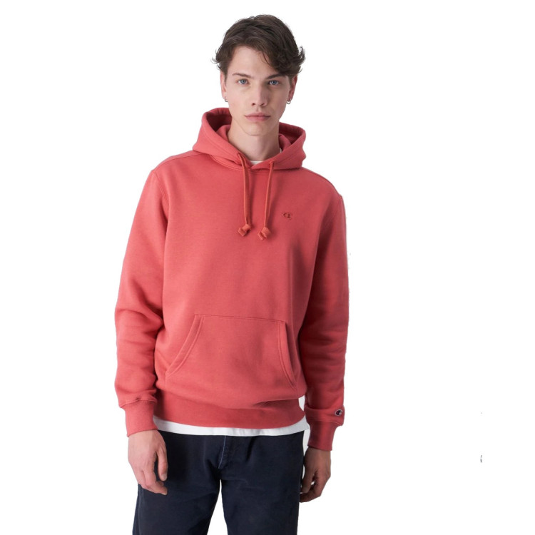 Champion Rochester Tonal C Logo Fleece Hoodie "Red"