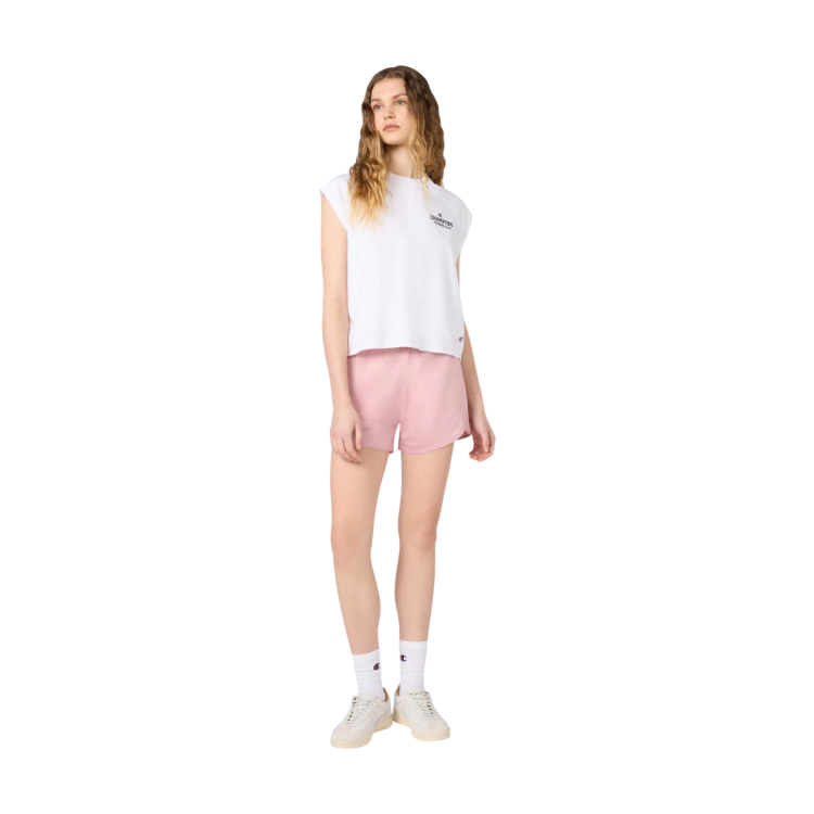Camiseta mujer entrenamiento Champion "White"