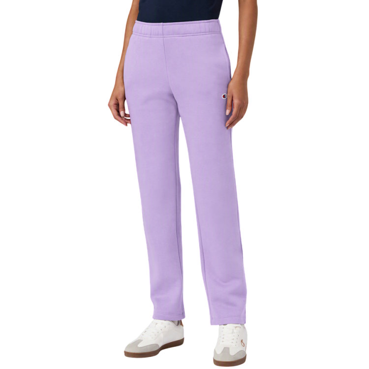 Pantalón Mujer Con Bajo Recto Champion Icons Fleece Joggers "Violet"