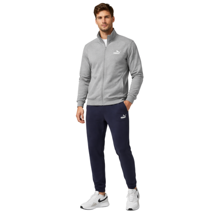 CHÀNDAL PUMA ESS Sweat Suit "Medium Gray Heather"