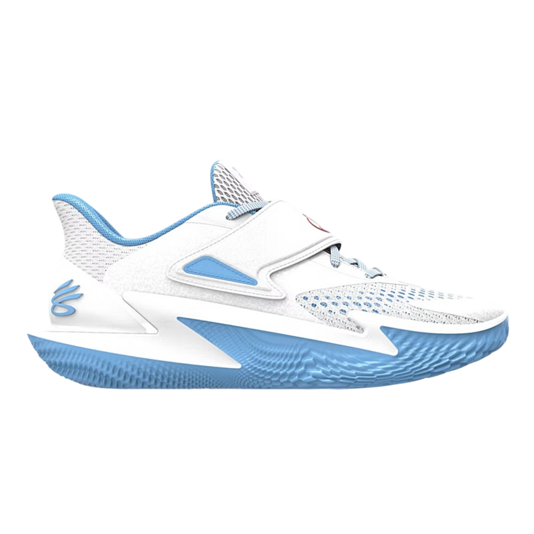 Curry De'Aaron Fox 2 Blue Flame "White/Blue"