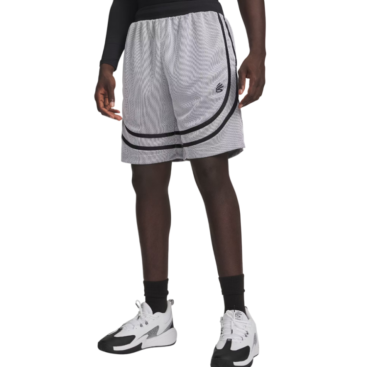 Short Basket Curry Hoops Signature "White-Black"
