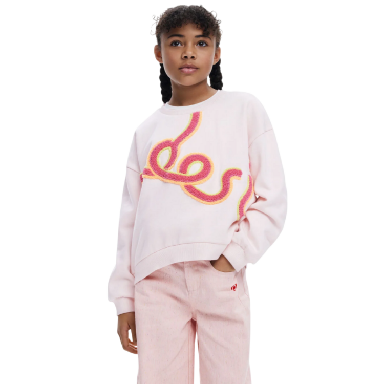 Desigual LOGO LOOP SWEATSHIRT "Pink"