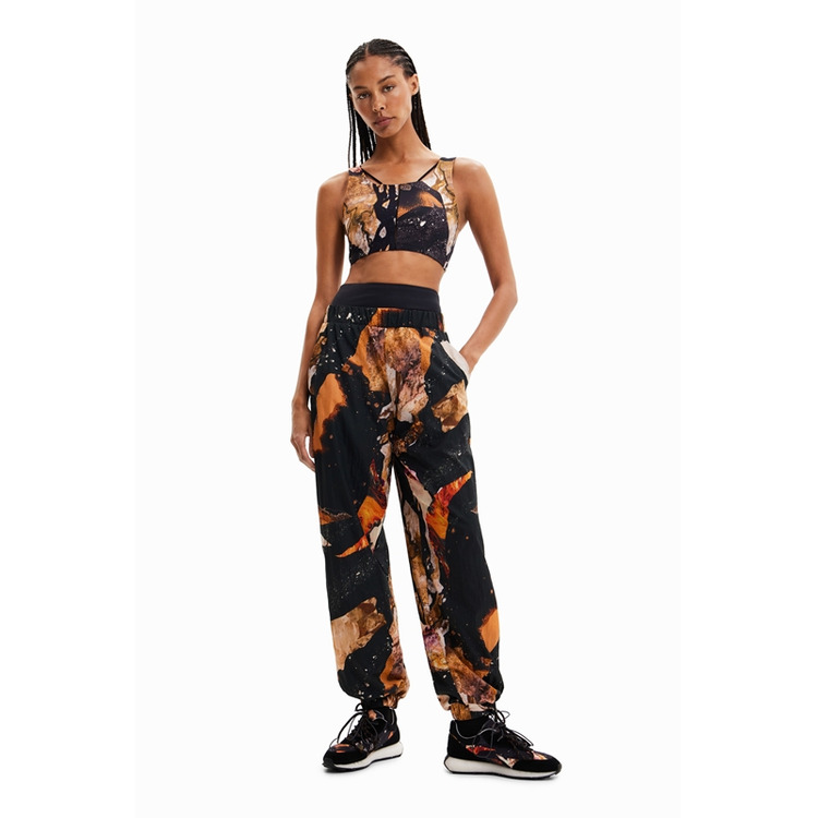 Añadir a la cesta Desigual Mineral-Effect Print Joggers Desigual Mineral-Effect Print Joggers