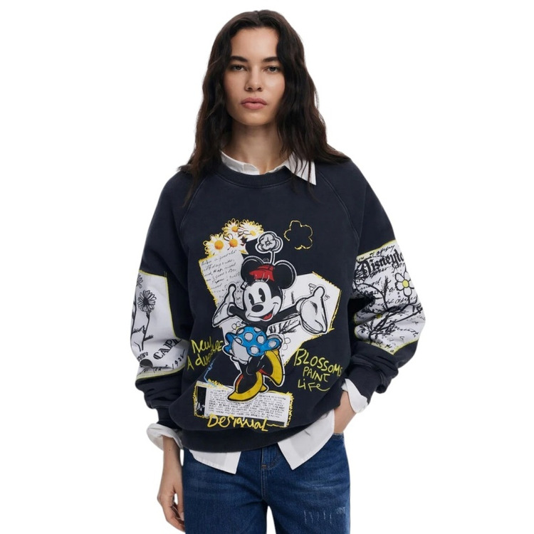 Añadir a la cesta Desigual Minnie Mouse Sweatshirt "Black" Desigual Minnie Mouse Sweatshirt "Black"