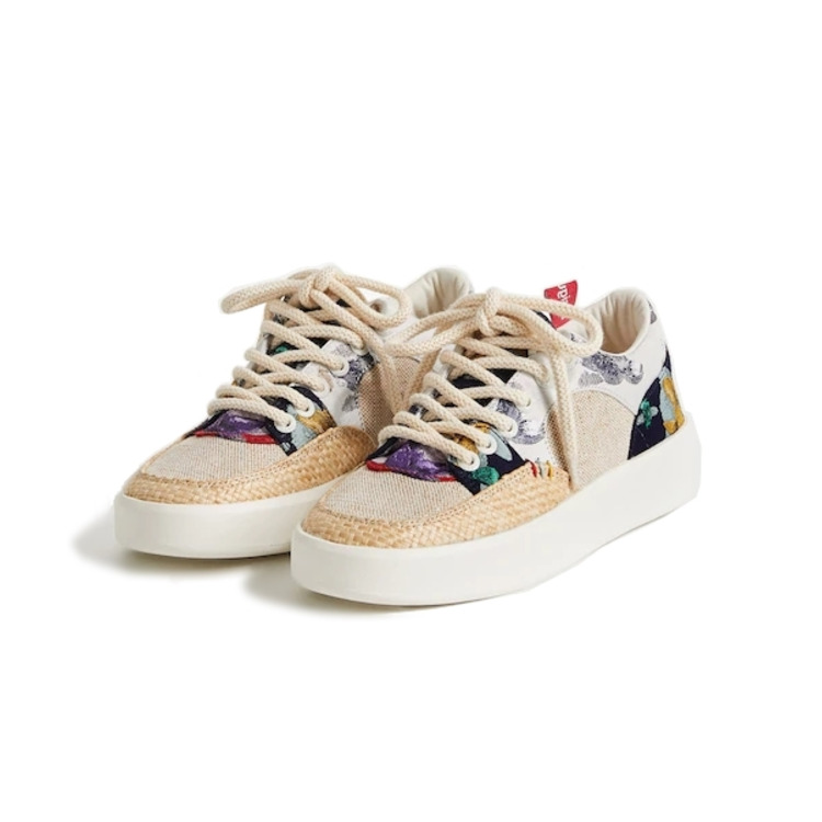 Añadir a la cesta Desigual Sneakers "Patchwork with Raffia" Desigual Sneakers "Patchwork with Raffia"