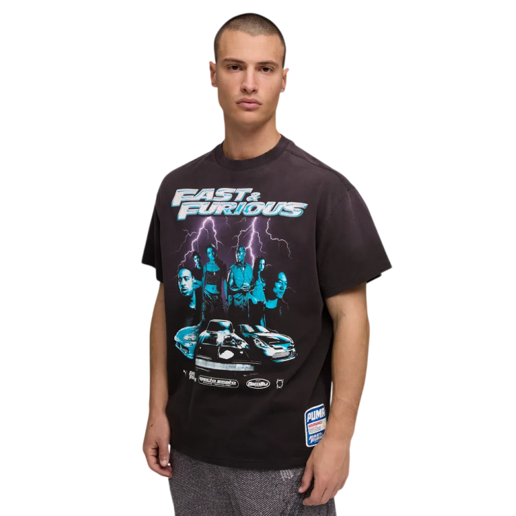 Camiseta Puma  x FAST & FURIOUS Relaxed Basketball Tee "Black"