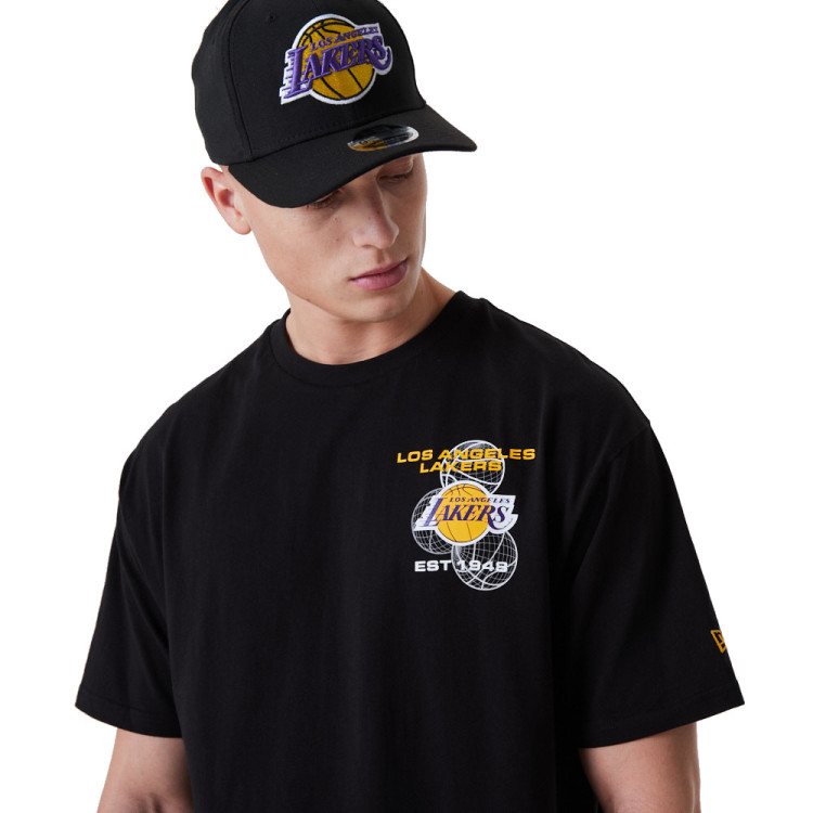 Camiseta New Era NBA L.A Lakers Basketball Graphic "Black"