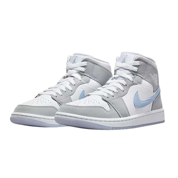 Jordan 1 Mid Wolf "Grey Aluminum" (Women's)
