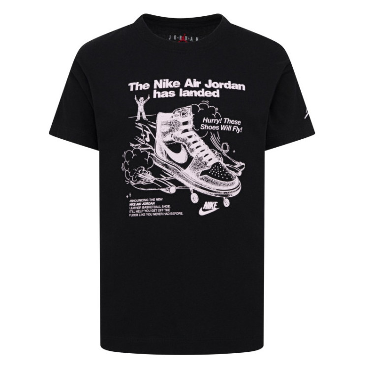 Camiseta Niña/NIño Jordan JDB AJ1 1985 Will Fly! Graphic "Black-Pink"