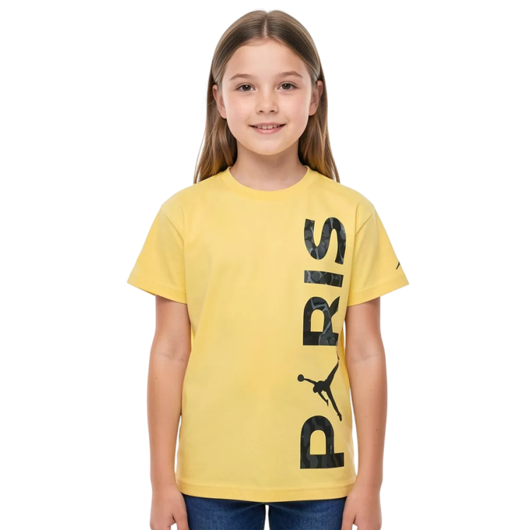 Camiseta Niña Jordan Girls JDB Paris Saint-Germain GFX "Saturn Gold"