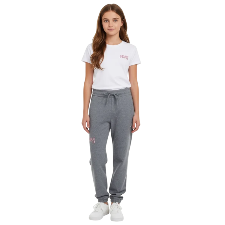 Pantalón Niña Jordan JDG Fundamentals Fleece "Carbon Heather"