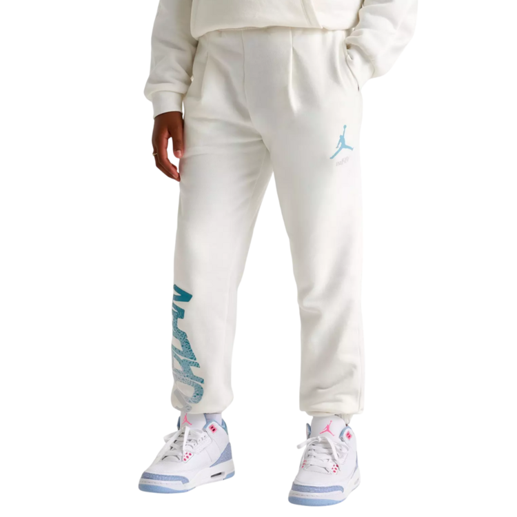 Pantalón Niña Jordan Girls Jumpman Club Pleated Fleece  "Sail"