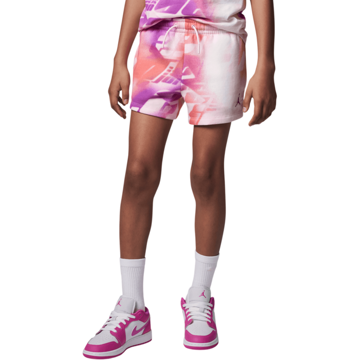 Jordan Girls Triple Team Printed Shorts "Arctic Pink"