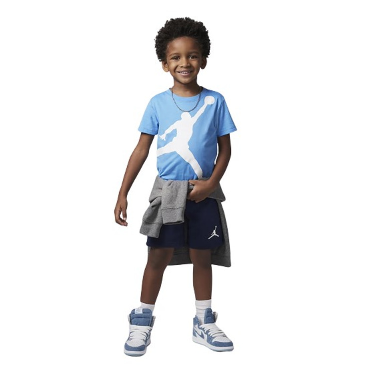 Conjunto Jordan Infants Jumpman Jumbo Tee + Short "Midnight Navy-Carolina"