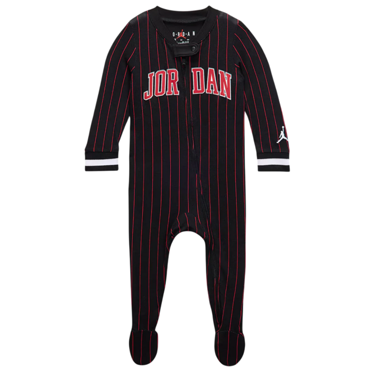 Mameluco Bebé Jordan Infants MJ 23 Jersey Footed Coverall "Black"