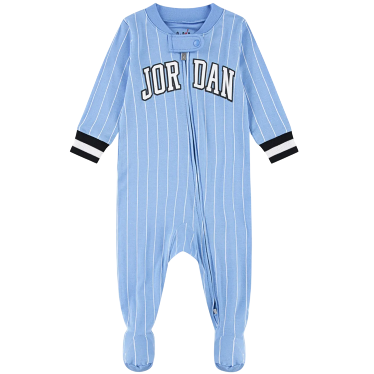 Mameluco Bebé Jordan Infants MJ 23 Jersey Footed Coverall "University Blue"