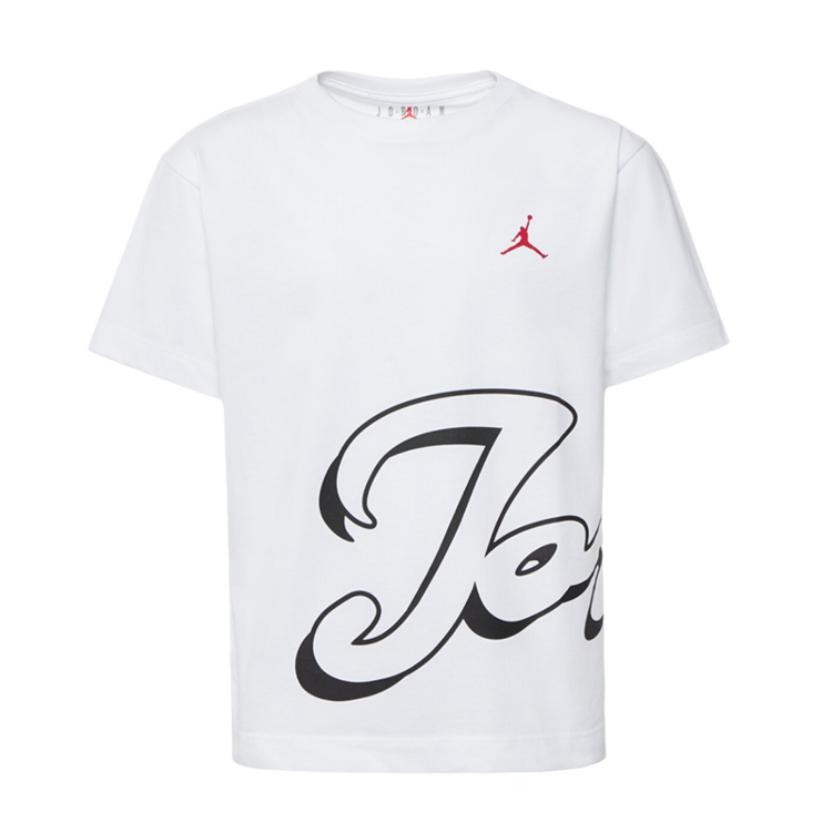 Jordan Girls JDB Enchantment Script Tee  "White"