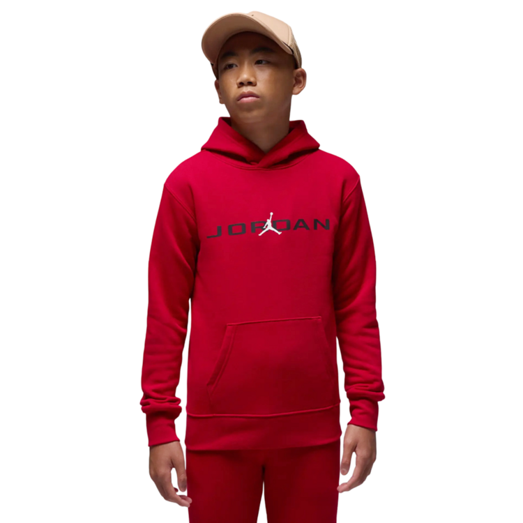 Sudadera Jordan Kids Baseline Pullover Hoodie "Gym Red"