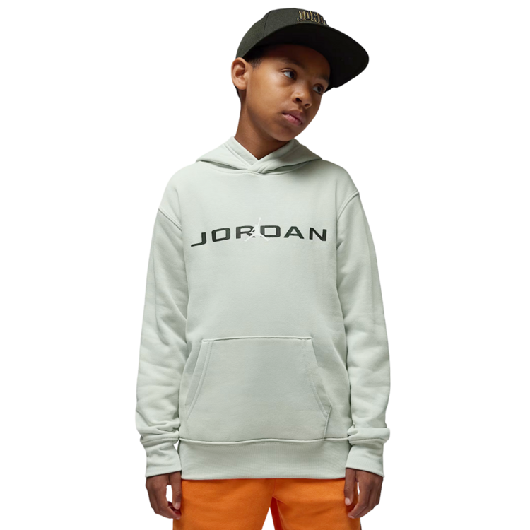 Sudadera Jordan Kids Baseline Pullover Hoodie "LT Silver"