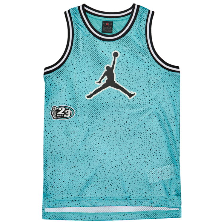 Jordan Kids JBD Play Off Speckle Jersey Tank Top "Washed Teal"