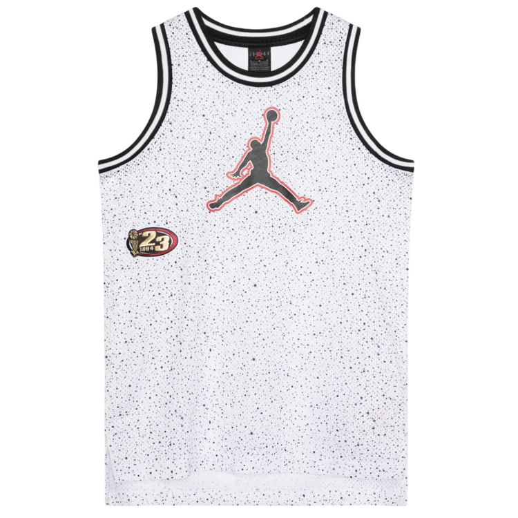 Jordan Kids JBD Play Off Speckle Jersey Tank Top "White"
