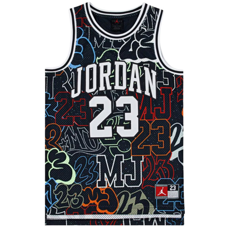 Camiseta de Tirantes Jordan Kids JDB 23 AOP Jersey "Black-Sail"