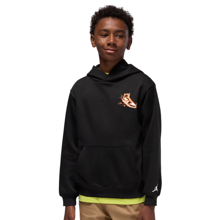 Jordan Kids JDB Air Jordan Has Landed Hoodie "Black"