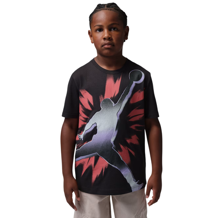 Camiseta Niño/Niña Jordan Kids JDB Chrome Jumpman "Off Noir"