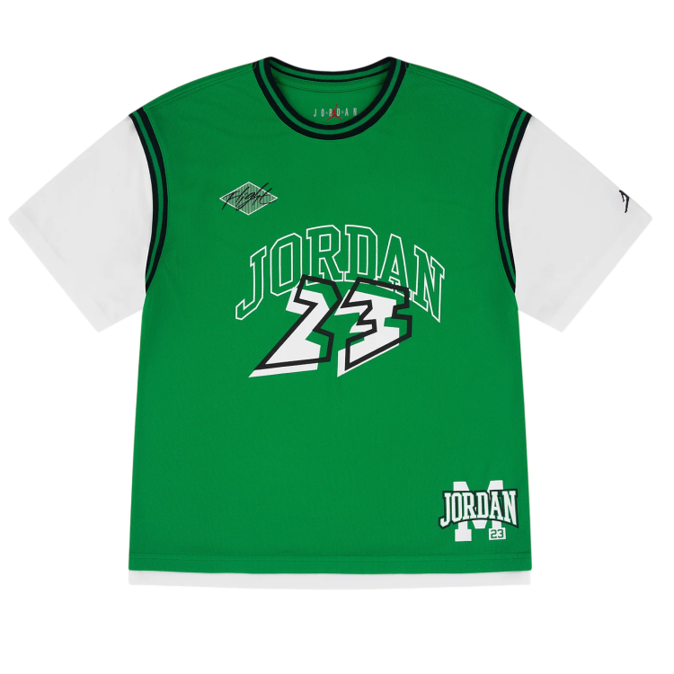 Camiseta Tejido Mesh Niño/Niña Jordan JDB Dinasty Jersey "Lucky Green"