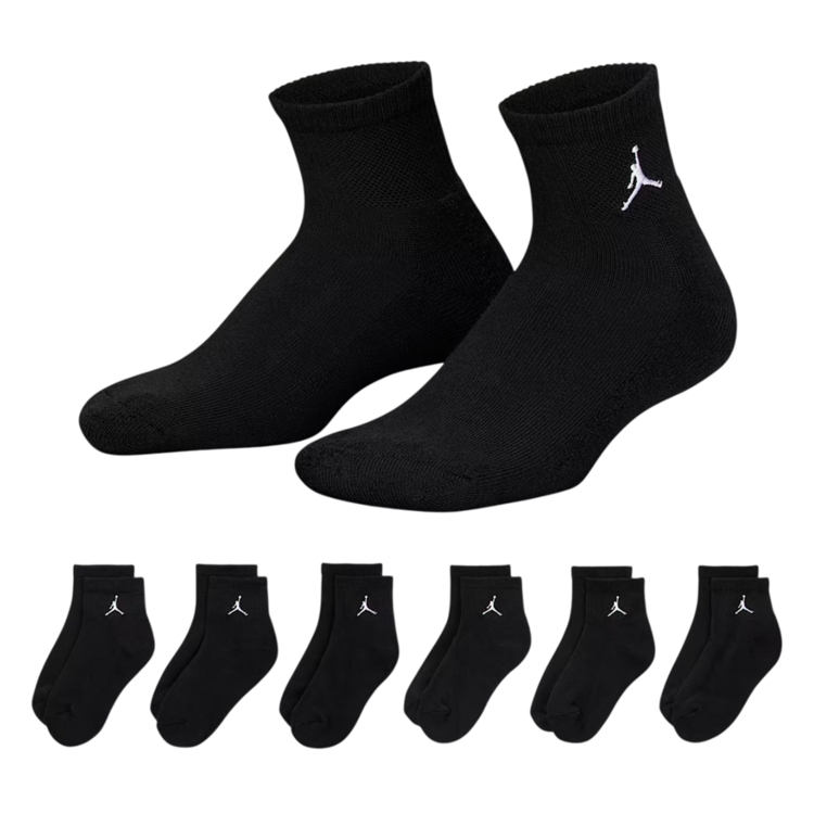 Añadir a la cesta Jordan Kids JDB Everyday Essentials Ankle 6 PPack Socks "Black" Jordan Kids JDB Everyday Essentials Ankle 6 PPack Socks "Black"