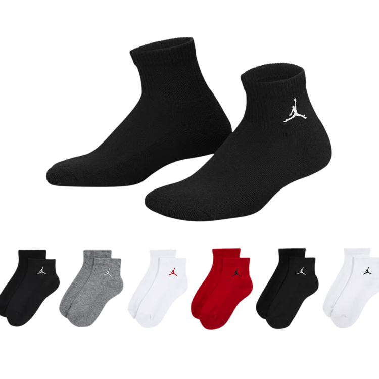 Añadir a la cesta Jordan Kids JDB Everyday Essentials Ankle 6 PPack Socks "Gym Red" Jordan Kids JDB Everyday Essentials Ankle 6 PPack Socks "Gym Red"