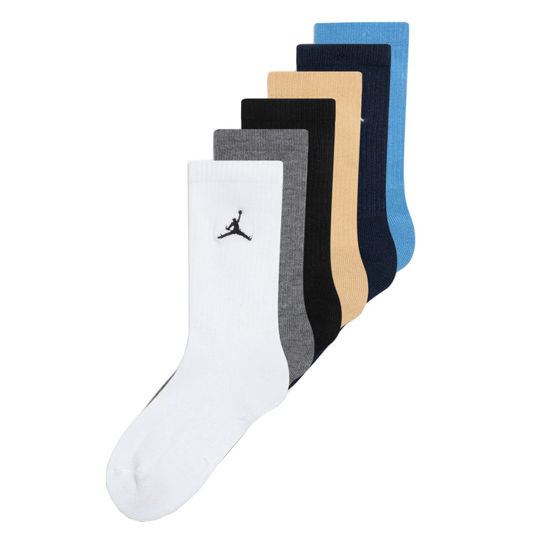 Añadir a la cesta Jordan Kids JDB Everyday Essentials Crew 6 PPack Socks "Obsidian" Jordan Kids JDB Everyday Essentials Crew 6 PPack Socks "Obsidian"