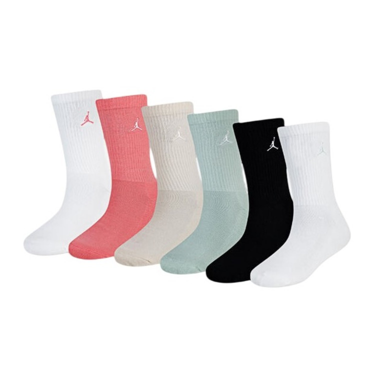Añadir a la cesta Jordan Kids JDB Everyday Essentials Crew 6 PPack Socks "Seafoam" Jordan Kids JDB Everyday Essentials Crew 6 PPack Socks "Seafoam"