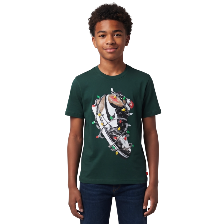 Camiseta Niño/Niña Jordan JDB Holiday AJ1 "Midnight Spruce"