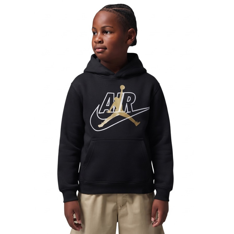 Sudadera Niño/Niña Jordan JDB MJ Air Swoosh Jumpman "Black-Gold"