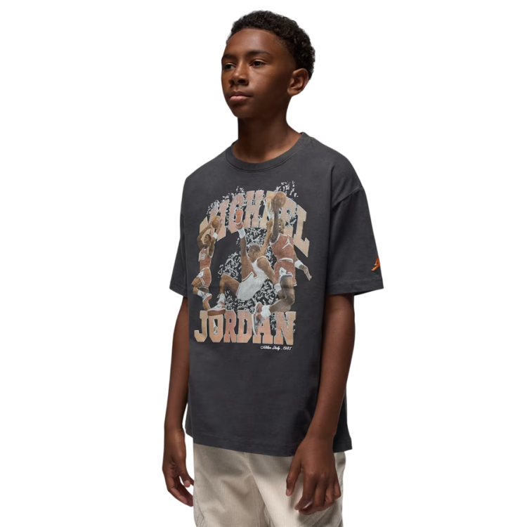 Camiseta Niño/Niña Jordan JDB MJ Flight Essentials WSH  "Black"