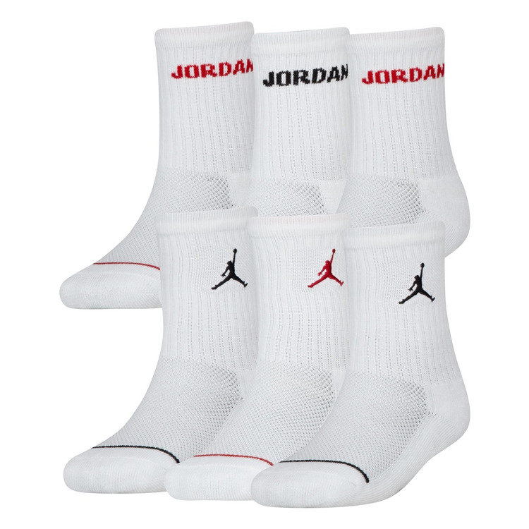 Jordan Kids JHB Legend Crew 6 PPack Socks "White"